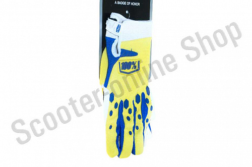 Мотоперчатки перчатки мото Перчатки 100% желто-синие L фото фотография 