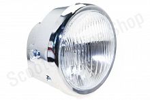 Фара в сборе DELTA, ALPHA (круглая хром)