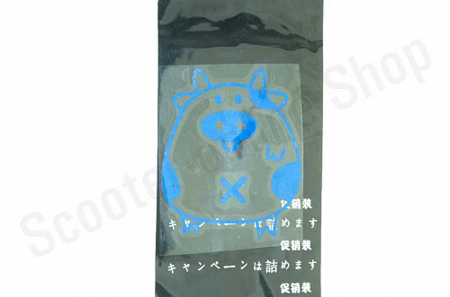Наклейка   декор   PIG   (синяя)   (#HQ5) фото фотография изображение картинка