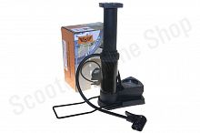 Насос ножной LC-4524BH металлический корпус, размер 45*240мм с манометром бренд "VORON"