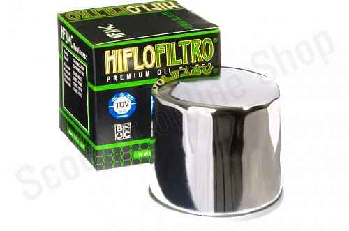 Фильтр масляный HiFlo HF303C хром фото фотография изображение картинка