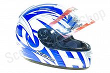 Шлем интеграл KBC TK-8 Swirl Blue/White/Silver L(60)