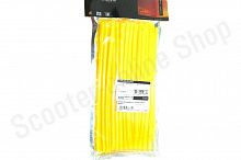 Трубки декоративные на спицы 10-21" желтые 