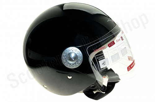Шлем открытый Can  Шлем открытый CAN V522 BLACK M фото фотография 