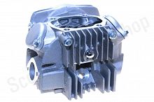 Головка цилиндра в сборе LF125 (клапаны d-23/d-27, коромысла, распредвал, крышки. свеча)