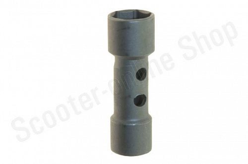 Свечной ключ 16 / 18мм чёрный калёный Свечной ключ 16 / 18мм чёрный калёный