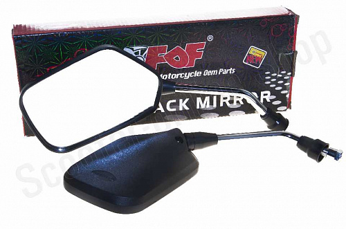 Зеркала прямоугольные черные М10 Alpha комплект Зеркала прямоугольные черные М10 Alpha комплект