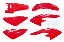 Пластик питбайк тип CRF50 красный комплект
