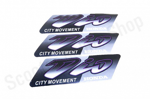 Наклейки Dio  1161C 120х40 3шт, черный  фото фотография изображение картинка