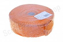 Термолента глушителя 1,5х50х15м до 950град.(оранжевая) / Россия