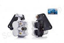 Суппорт тормозной двухпоршневой  GY6  ухо влево  "LIPAI"