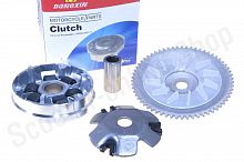 Вариатор в сборе 139QMB  (втулка, шкив, храповик)   "DONGXIN"