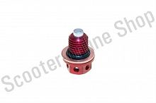 Пробка двигателя сливная с магнитом М12 х1,50  SM-PARTS красная