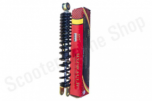 Амортизатор  задний  GY6, DIO ZX   310мм, стандартный  черный  "NDT" фото фотография изображение картинка