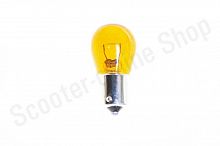 Лампа поворотов и габаритов  BA15S  12V 21W  оранжевая  "ORANGE BOX"