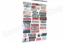 Наклейки 30х45 Надписи  EX-002 комплект