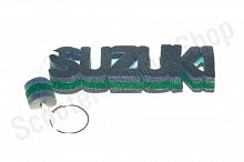 Брелок каучук (серо-зеленый) SUZUKI  AS