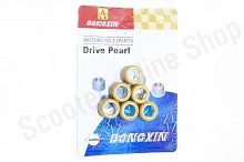 Ролики вариатора  Dio  QMB   16х13  6,5г  желтые  "DONGXIN"