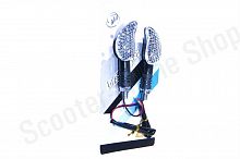 Поворотники светодиодные, листик черные, со сменными стеклами "ST" пара