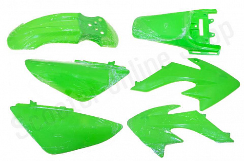 Пластик   Питбайк  Зеленый CRF50   "Jpx" фото фотография изображение картинка