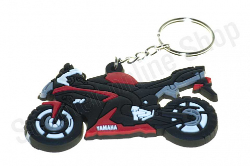 Брелок резиновый   байк   "YAMAHA"   (красный)   (#YSK003) фото фотография изображение картинка