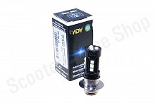 Лампа фары диодная  P15D-25-1 12V 35/35W  15 кристаллов  "YDY"