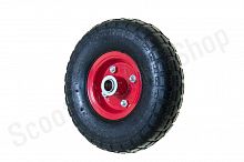 Колесо  4' -3,50 сад. тачки (c осью 20мм) в сборе WT10-3,50*4