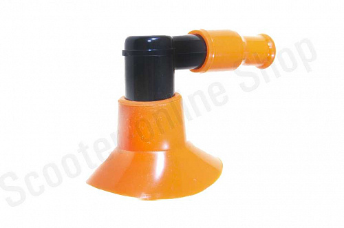 Колпак свечи  2T  с юбкой силиконовой  (оранжевый) фото фотография изображение картинка