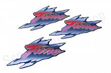 Наклейки Tune 0645B  3шт, красный 