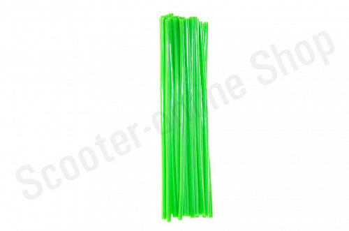 Трубки для спиц 10-21" (зеленые) комплект 35шт фото фотография изображение картинка