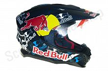 Шлем кроссовый  Red Bull  XL(62) черный матовый