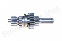 Вал КПП первичный в сборе  YX150  (верхний эл. стартер)  L-122  d-12