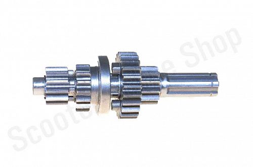 Вал КПП первичный в сборе  YX150  (верхний эл. стартер)  L-122  d-12 фото фотография изображение картинка