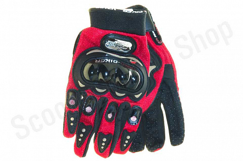Мотоперчатки перчатки мото Перчатки Pro-Biker MCS-01 Red, XXL фото фотография 