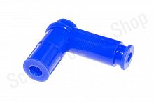 Колпачок свечной мото силикон синий