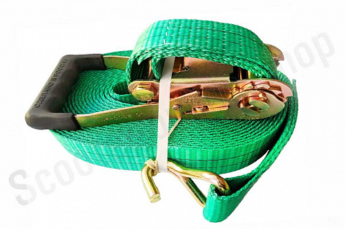 Стяжка груза 10м СУПЕРУСИЛЕННАЯ 8т. (полиэфир) Сервис Ключ Стяжка груза 10м СУПЕРУСИЛЕННАЯ 8т. (полиэфир) Сервис Ключ