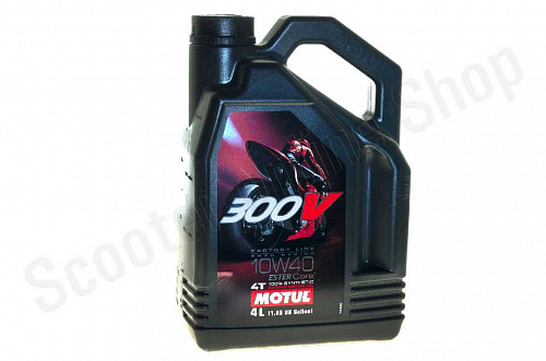 Масло Motul 300V 10W40 4T FL 4L фото фотография изображение картинка