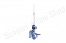 Кран топливный бензогенератора   ТСС ЭЛАБ-5500   (гайка ?16mm, штуцер 90*, резерв)   "JS"