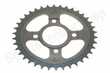 Звезда ведомая стальная 520-38T d-58mm, 4 болта крепл. L-90mm, с проточкой  SM-PARTS
