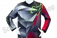 Футболка кроссовая Fox красно-черная XXL 