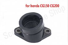 Патрубок карбюратора Honda CG150 CG200  L-60