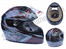 Шлем (интеграл) MI 105 Acura Black (Размер XL) MICHIRU