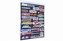 Наклейки разные бренды (большой набор) 5991B