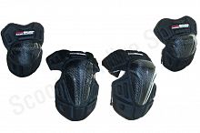 Наколенники + налокотники Pro-Biker HXP-18C Black комплект