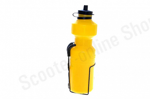 Велосипедная фляга (пластиковая, желтая) (700ml)   "YKX" фото фотография изображение картинка