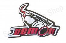 Наклейка   декор   DEMON   (10х8см)   (#6887)