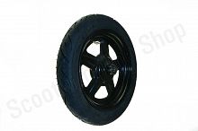 Колесо переднее 14" в сборе с покрышкой 14х2.5 электроскутер Motax E-Not
