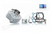 Цилиндро-поршневая группа  Delta 125, TTR125  d-54  p-13  h-78, алюминий  #PRO  "Lipai"  (серая)