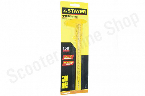 Штангенциркуль пластмассовый 150мм Stayer Standart / 344z01
