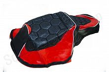 Чехол седла №1 скутера 50сс тип TORNADO Little Angel  красный TM-001